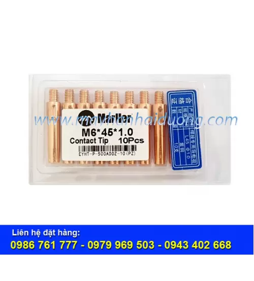 Bép hàn MIG M6x45x1.0mm