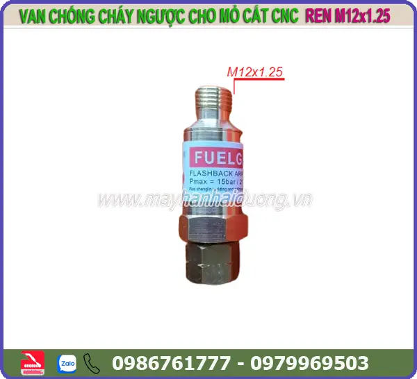 VAN CHỐNG CHÁY NGƯỢC GAS - ACE MỎ CNC