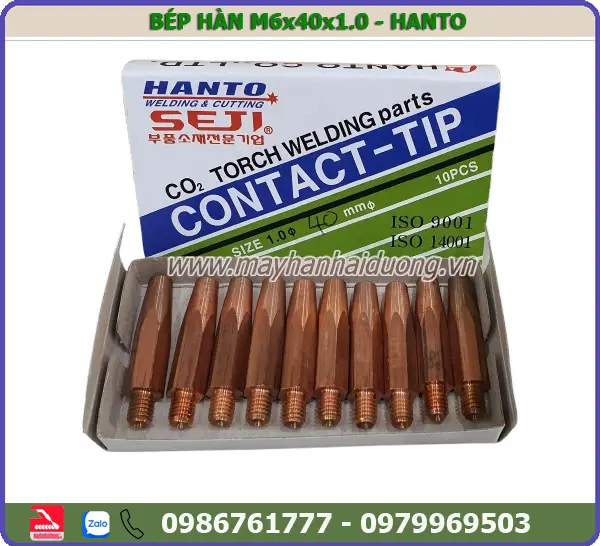BÉP HÀN MIG M6x40x1.0 HANTO (10C)