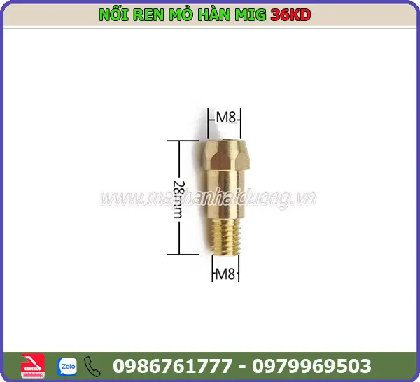 NỐI BÉP MỎ HÀN MIG 36KD