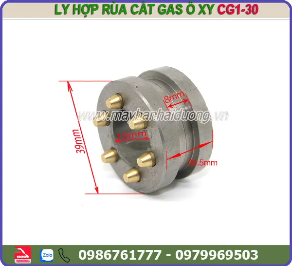 LY HỢP RÙA CẮT GAS Ô XY CG1-30