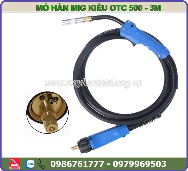 MỎ HÀN MIG KIỂU OTC 500A -3M